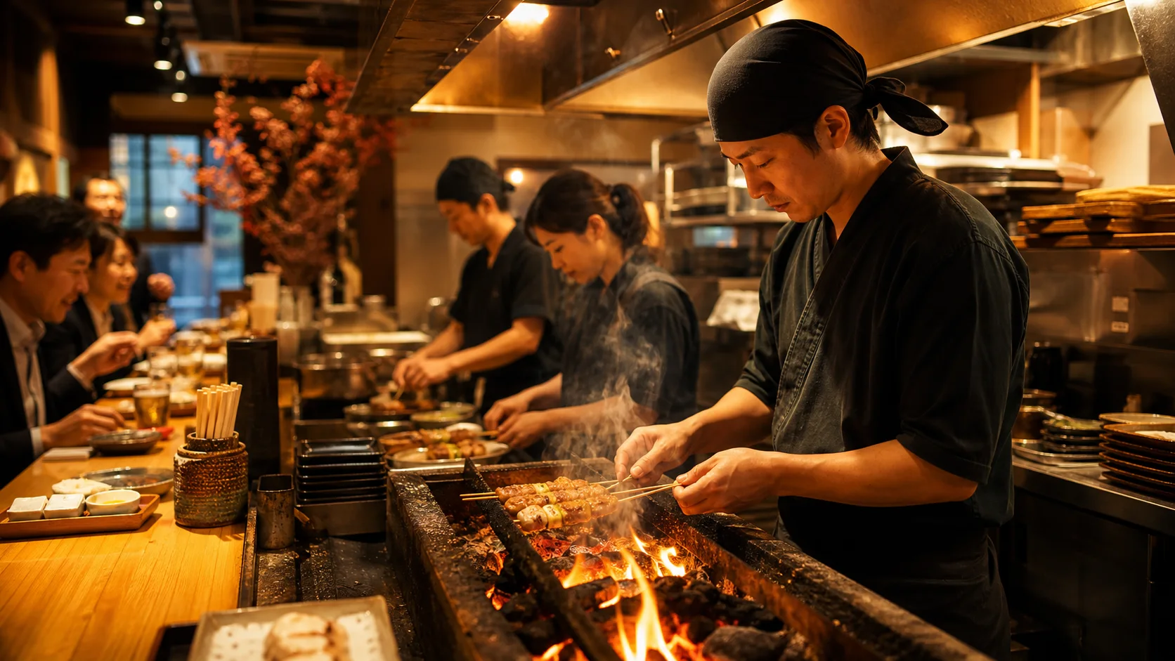 炭火焼きダイニング炎家の採用デモサイト